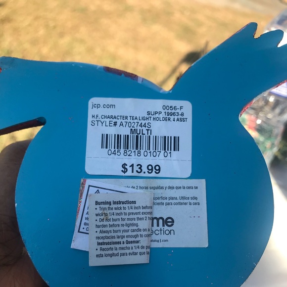 Two Snow Men Candle Holders - Picture 2 of 2